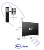 Téléviseur Hisense 50A6N 50″ LED UHD 4K Smart TV VIDAA – HDR10, Dolby Atmos – Image 2